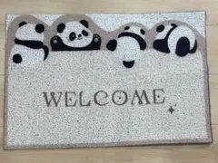 玄関マット　60cm×40cm パンダ