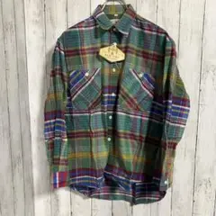 【タグ付き未着用品】BABI PORT 長袖チェックシャツ