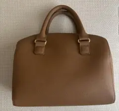 ユニクロ レザータッチ　ボストンバッグ ブラウン