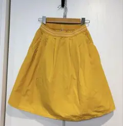 UNIQLO イエローフレアスカート 150