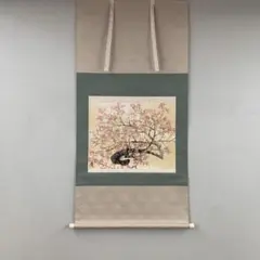/小林古径/紅白梅図/布袋屋掛軸HI-394 小林古径/紅白梅図/布袋屋掛軸HI-394 美術品・アンティーク