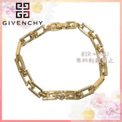 GIVENCHY ジバンシィ ストーン付き ロゴブレスレット