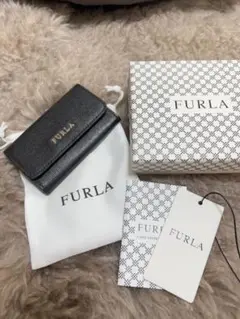 (新品未使用)FURLA ブラックキーケース