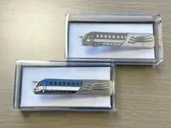 近鉄 しまかぜ ネクタイピン ２個セット 新品・未使用 観光特急「しまかぜ」運行開始10周年記念 ネクタイピン | 近畿