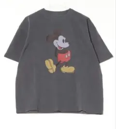 ミッキーマウス スミクロ Tシャツ オーバーサイズ ウィメンズ　人気MサイズT