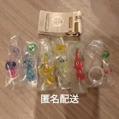 ピクミンめじるしアクセサリー　6種セット　ガチャガチャ