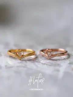 iriebeach lufine リング 指輪 ピンクゴールド 11号