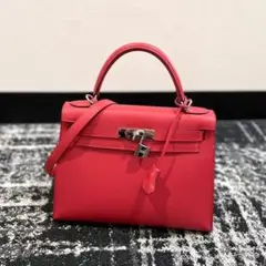HERMES エルメス ケリー28 エプソン レッド