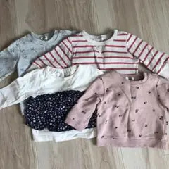 長袖トップス4点セット 60〜70サイズ
