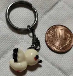 コウノトリ トンボ玉ストラップ