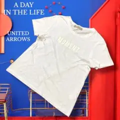 【A DAY IN THE LIFE】　ロゴTシャツ ホワイト