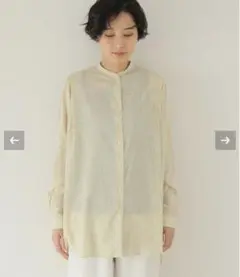 【CLANE/クラネ】パイソンオーバースタンドシャツ