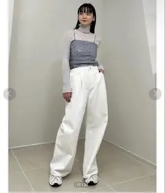 【emmi atelier】イージールーズデニムパンツ
