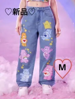 新品♡ケアベア♡ Care Bears ♡デニム♡パンツ♡ジーンズ