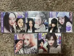 IVE Be Alright メンバーソロジャケット盤 トレカ付きCD ①④