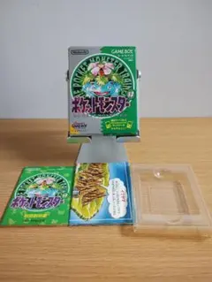 ポケットモンスター、ゲームボーイ箱、説明書、地図のみ
