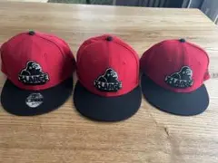 X-LARGE レッド ブラック キャップ 9FIFTY YOUTH３個セット