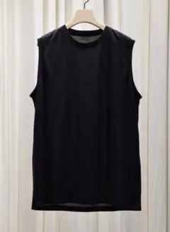 COMOLI 25SS ウールメッシュ ノースリーブ コモリ