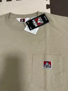 ベンデイビス　tシャツ M ポケット　ポケt 半袖　無地　新品　Ben ベージュ