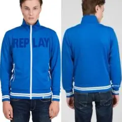 【美品】REPLAY リプレイ　ジップアップジャージ　Sサイズ 22FW スウェットセットアップパーカ M6316 ．000