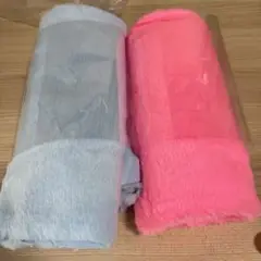 ファー ポリエステル ピンク ブルー バラ売り❌