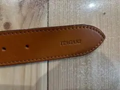値下げセールITAGAKI レザーベルト ブラウン
