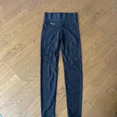 RAZAP ハイウエスト ブラックレギンス　メンズ
