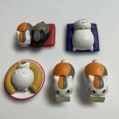 夏目友人帳 ニャンコ先生フィギュアコレクション 5点