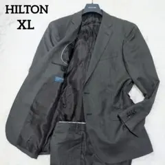 【美品】ヒルトン　高級ライン　グアベロ　ブラウン　XL　ゆったりめ　イタリア生地