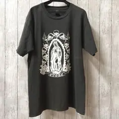 EVOKE イヴォーク マリア　骸骨　鳥　薔薇　黒Tシャツ