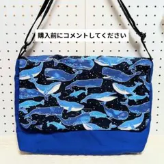 【受注製作】図書袋　絵本袋　通園バッグ　ショルダーバッグ