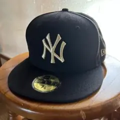 New Era ブラック キャップ 56.8cm