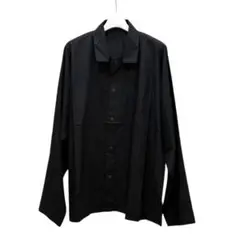 IM MEN ISSEY MIYAKE COMPACT SHIRTブラックシャツ