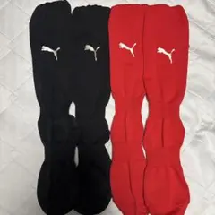 Puma ソックス 黒 赤 セット