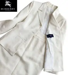 【美品】BUBERRY LONDON セットアップ スカート アイボリー 42