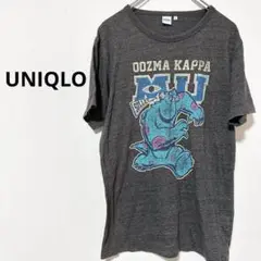 ユニクロ　Tシャツ　モンスターズウィンク　プリント　Lサイズ　半袖　グレー