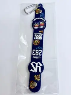 【新品未開封】ヤクルトスワローズ　つば九郎・つばみ 夏Lover タオルホルダー