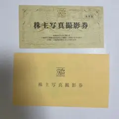 スタジオアリス 株主優待券