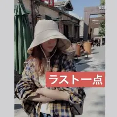 つば広 バケットハット 帽子 レディース UVカット 春　夏　紫外線　日焼け
