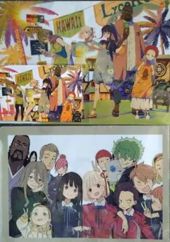 リコリコ展　キービジュアル(フィナーレ)/集合　クリアファイル　2枚セット