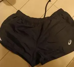 ASICS ブラック ショートパンツ L アシックス