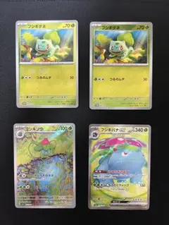 フシギダネ プロモ モンボミラー フシギソウ AR フシギバナex SR