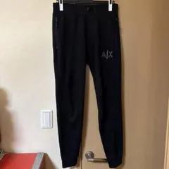 A|X アルマーニブラック ジョガーパンツ