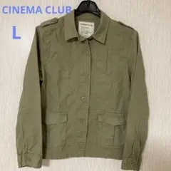 CINEMA CLUB ミリタリー風シャツジャケット