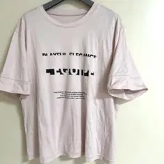 レキップ ハーフロゴプリントカットソー 38