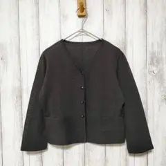 MONGRE モングレ　サイズ40　カーディガン　ブラック