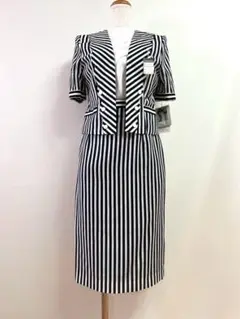 タグ付未使用 定価3.5万円　3点セット ピエール モノトーンストライプセット