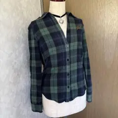 y2k TOMMY GIRL チェックシャツ M