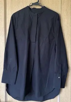 【中古品】JOSEPHブラック長袖シャツ