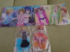 ラブライブ くじ引き堂 A賞 アクリルプレート B賞 アクリルフィギュア 4点